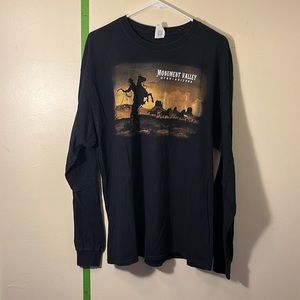 Vintage Monument Valley Cowboy Lightning T Shirt Sz XL